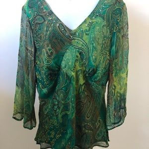 Flowy Flare Sleeved Blouse